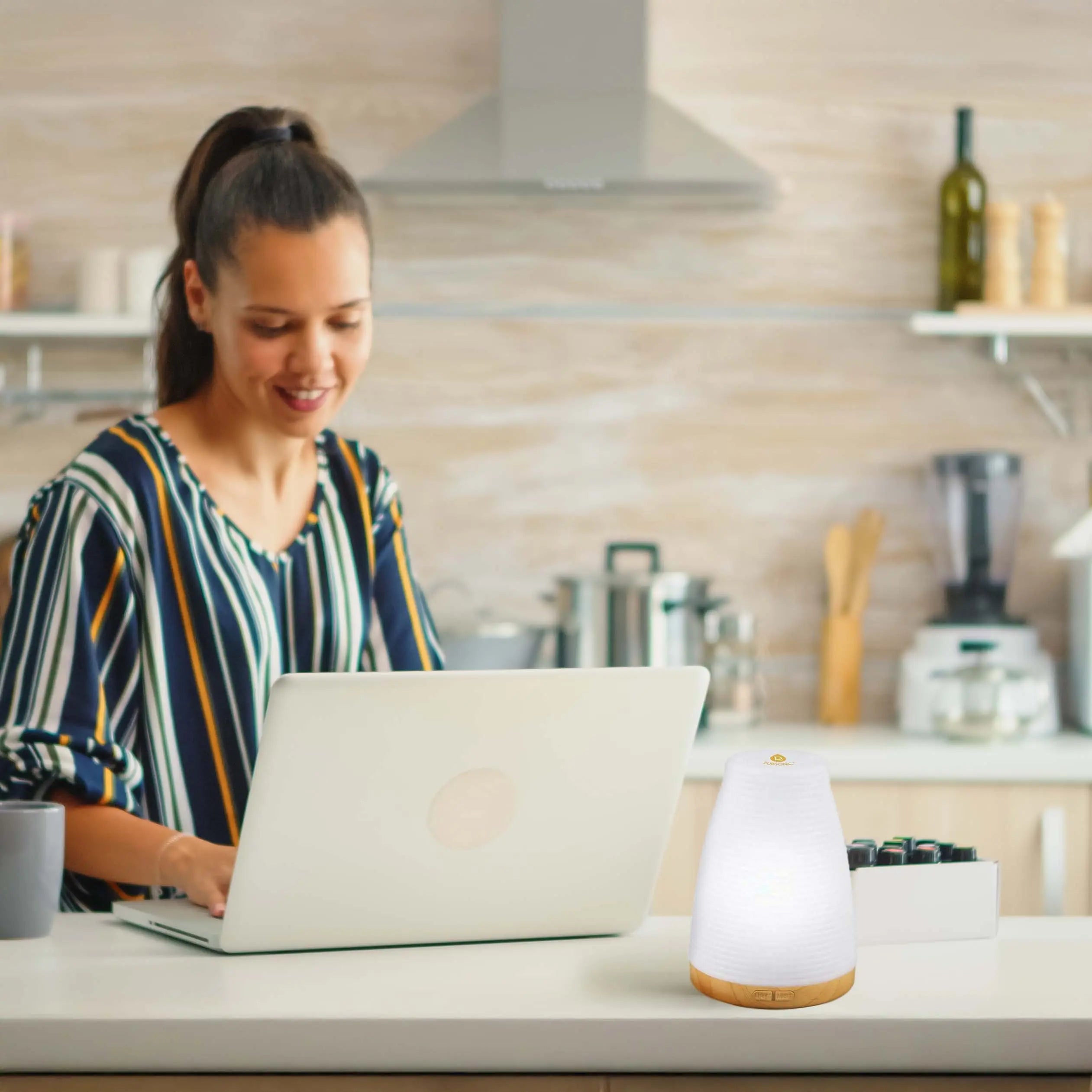 2-in-1 USB Essential oil Aroma Diffuser DC-PURSONIC