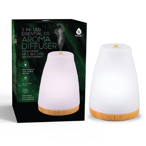 2-in-1 USB Essential oil Aroma Diffuser DC-PURSONIC